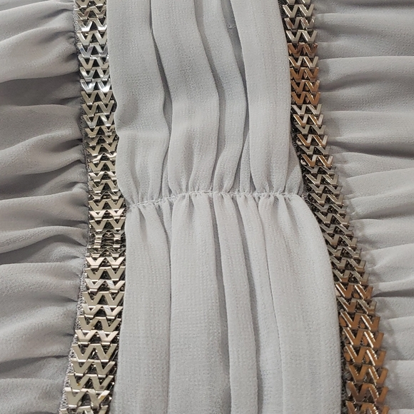 River Island Mini Gray Party Desss - Picture 3 of 5